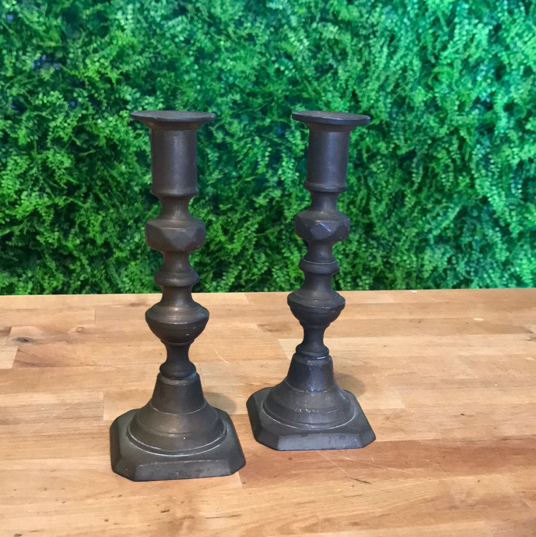 Brass Candle Sticks (Set of 2) Sap & Seedling Market