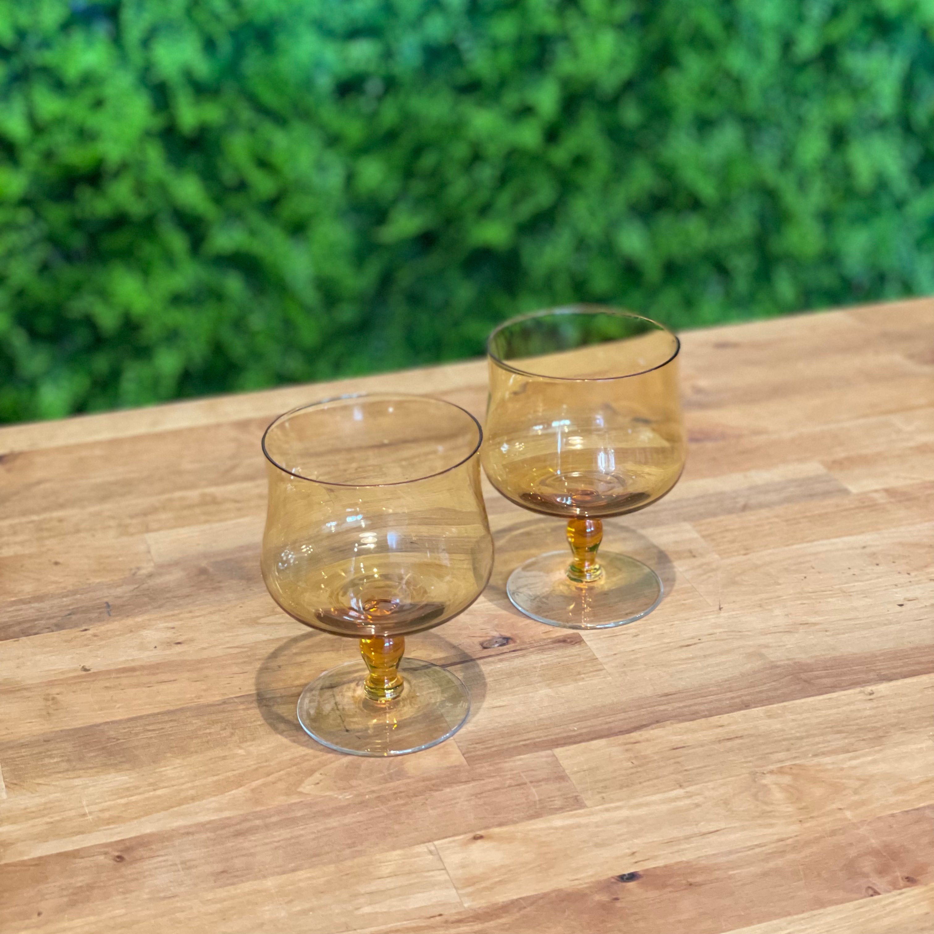 Amber Glasses (Set of 2) Sap & Seedling Market
